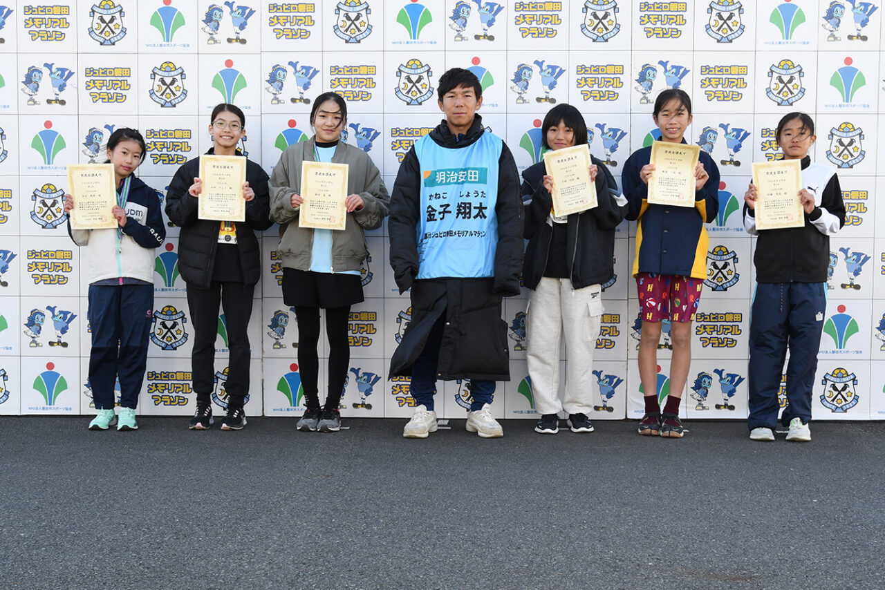 第27回ジュビロ磐田メモリアルマラソン 3KM 女子小学生